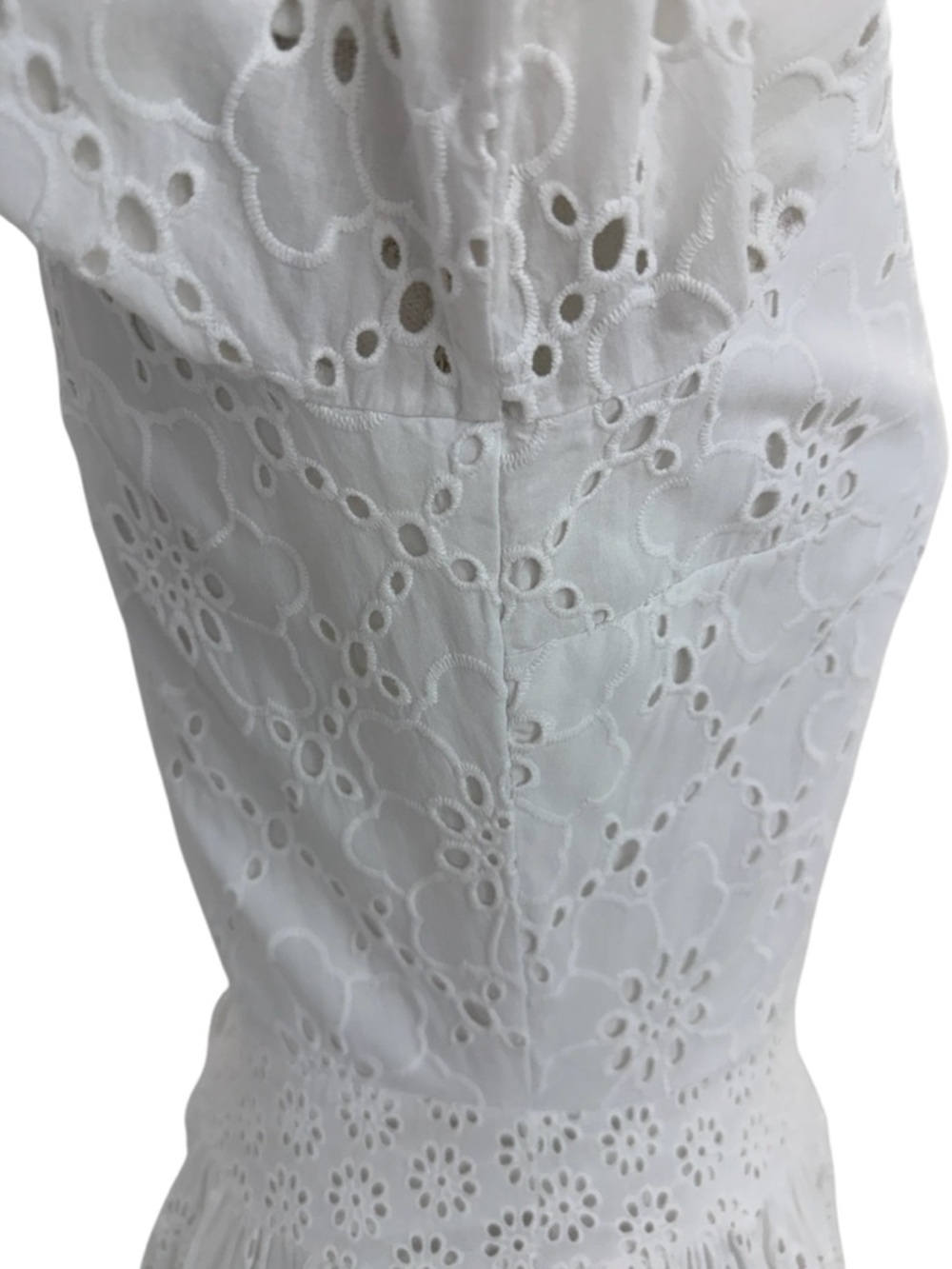 Maje Rayanette Guipure Skater Dress 36 White - Picture 4 of 16